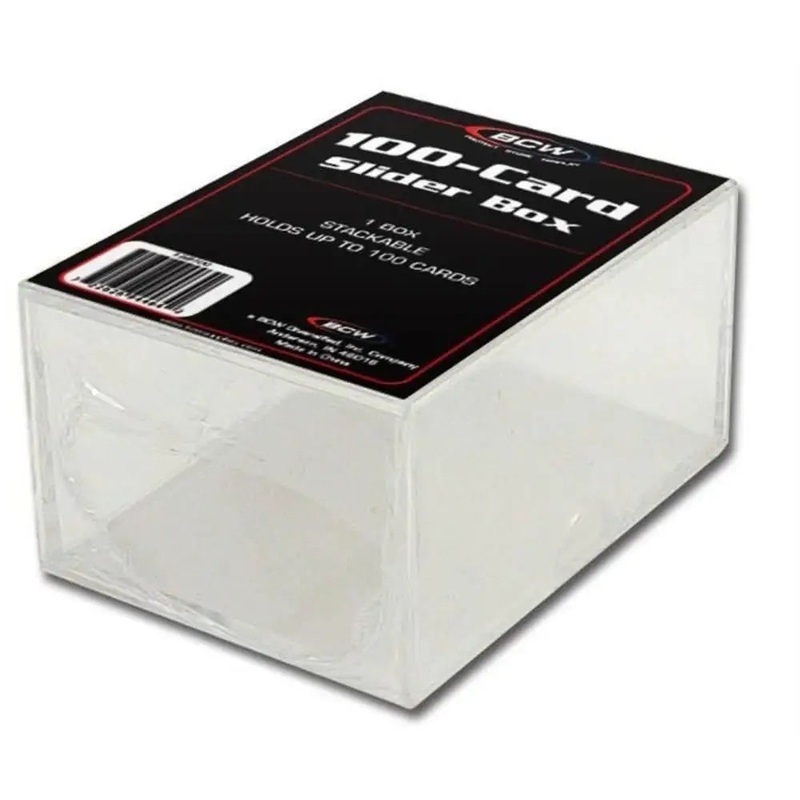 BCW 100 Card Slider Box