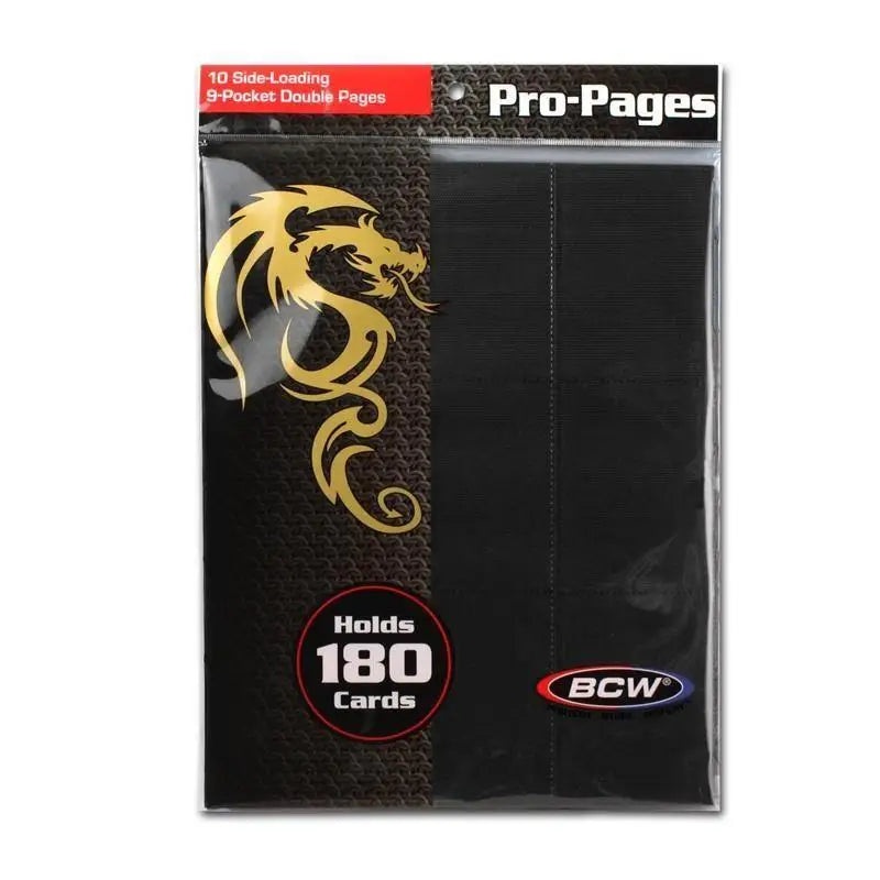 BCW Side Loading 18-Pocket Pro Pages