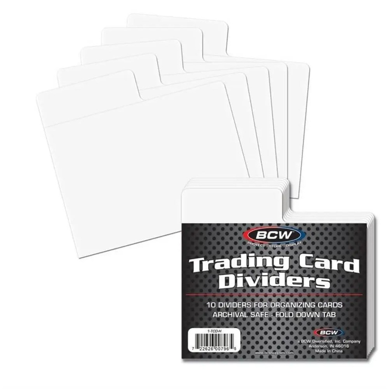 BCW Trading Card Dividers - Horizontal (10ct)