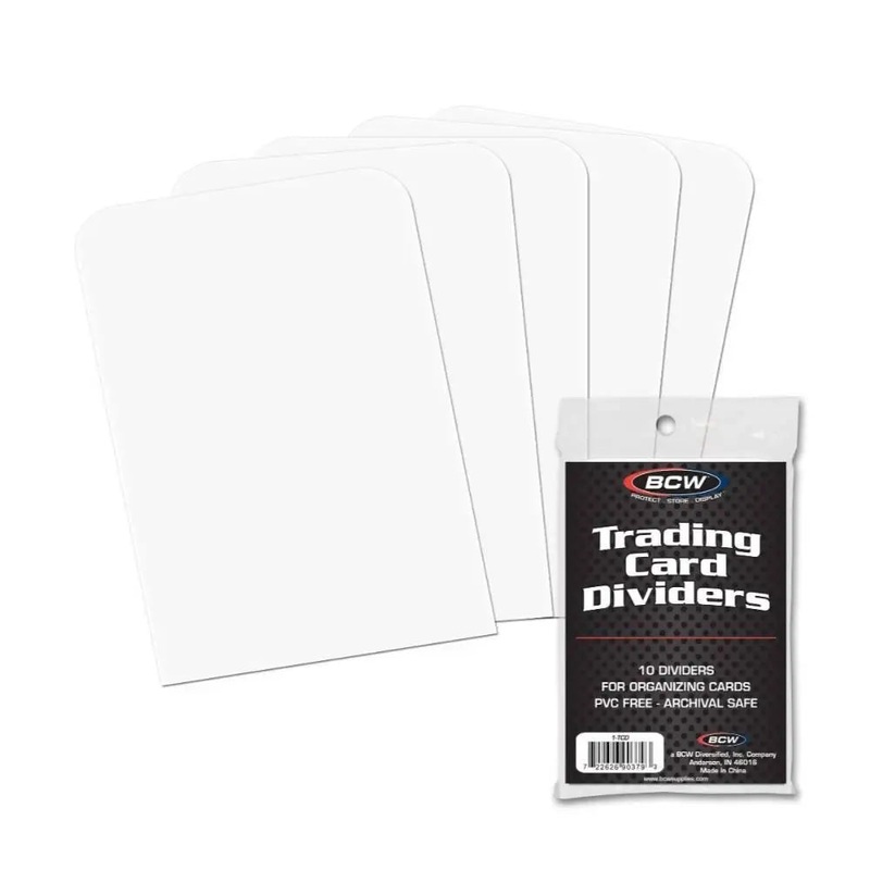 BCW Trading Card Dividers - Vertical (10ct)