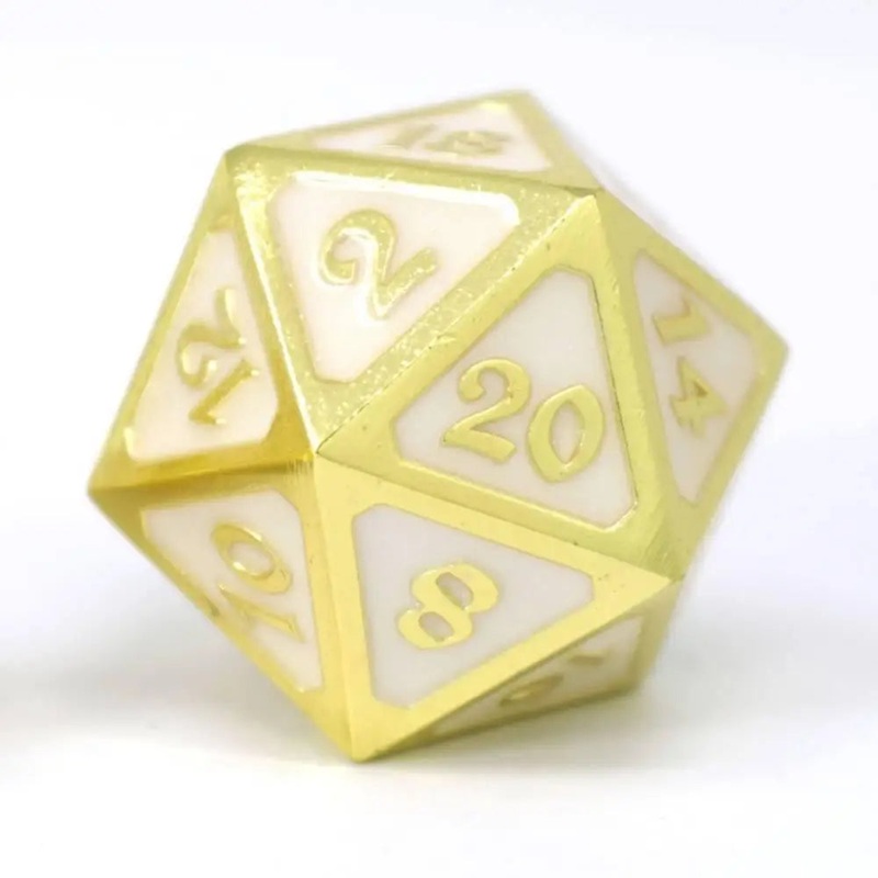 Celestial Relic Metal Polyhedral (D&D) Dice Set