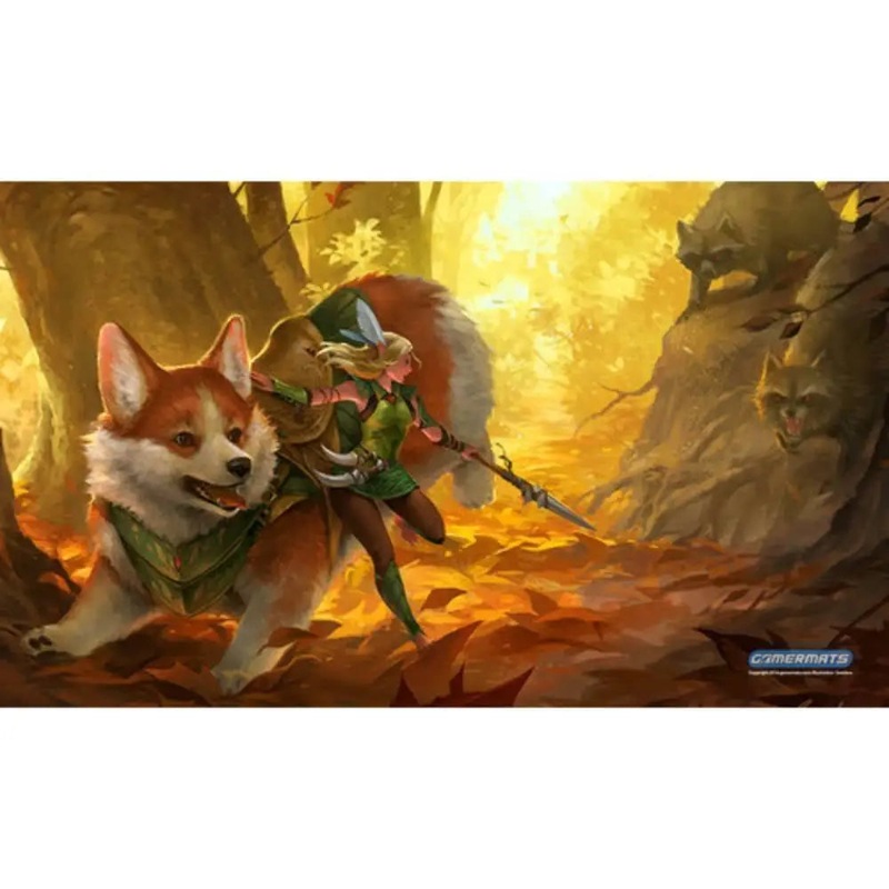 Corgi and Elf by Sandara Playmat