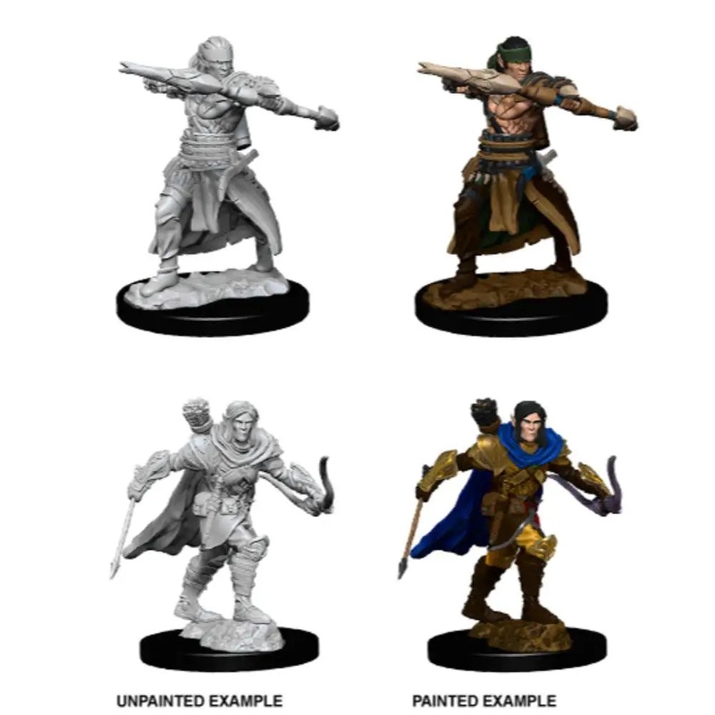 WizKids Unpainted Half-Elf Male Ranger (2)