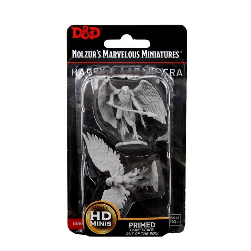WizKids Unpainted Harpy and Aarakocra (2)
