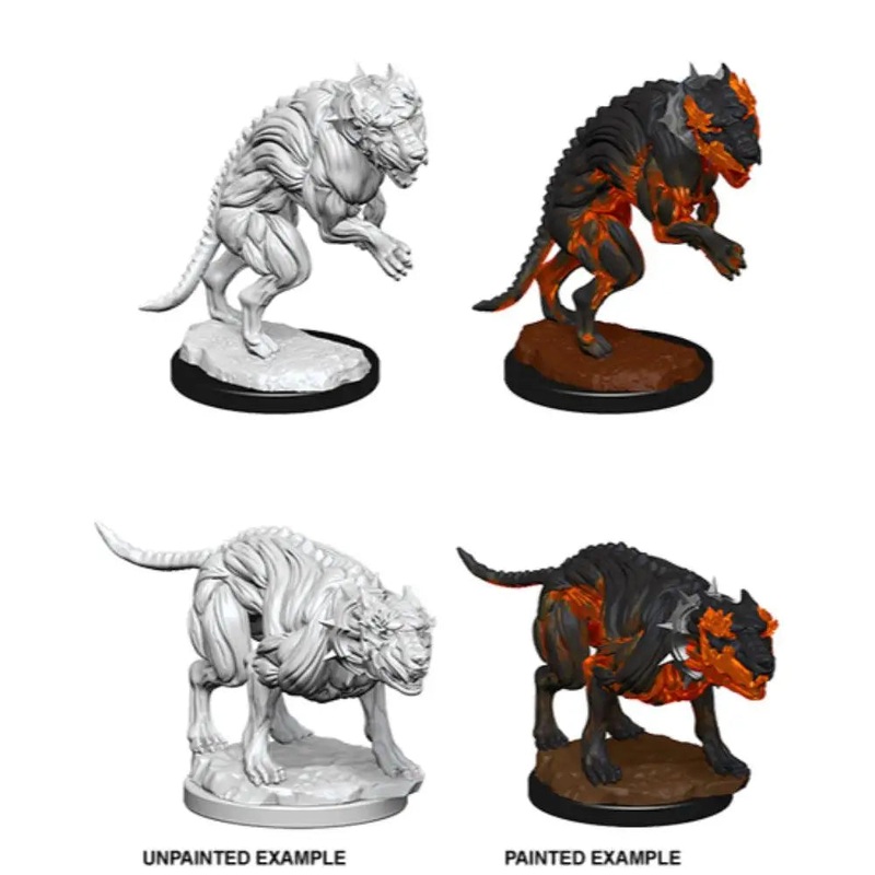 WizKids Unpainted Hell Hounds (2)