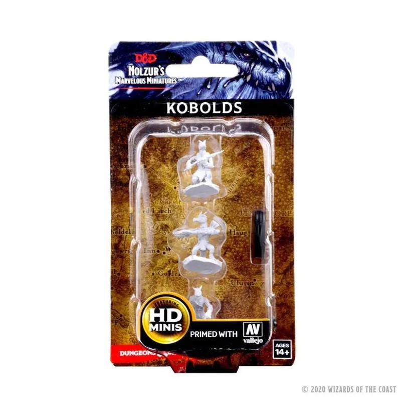 WizKids Unpainted Kobolds (3)