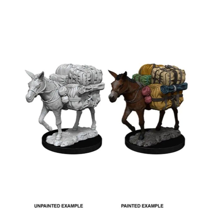WizKids Unpainted Pack Mule (2)