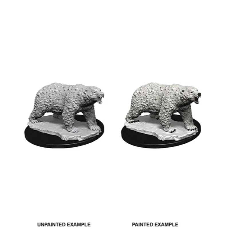 WizKids Unpainted Polar Bear