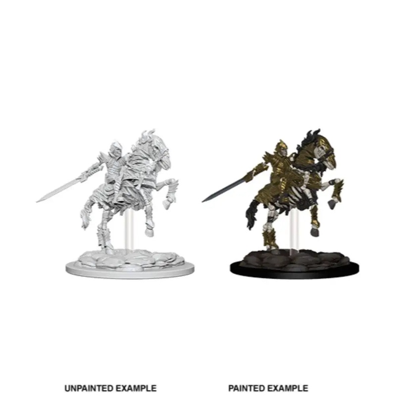WizKids Unpainted Skeleton Knight on Horse