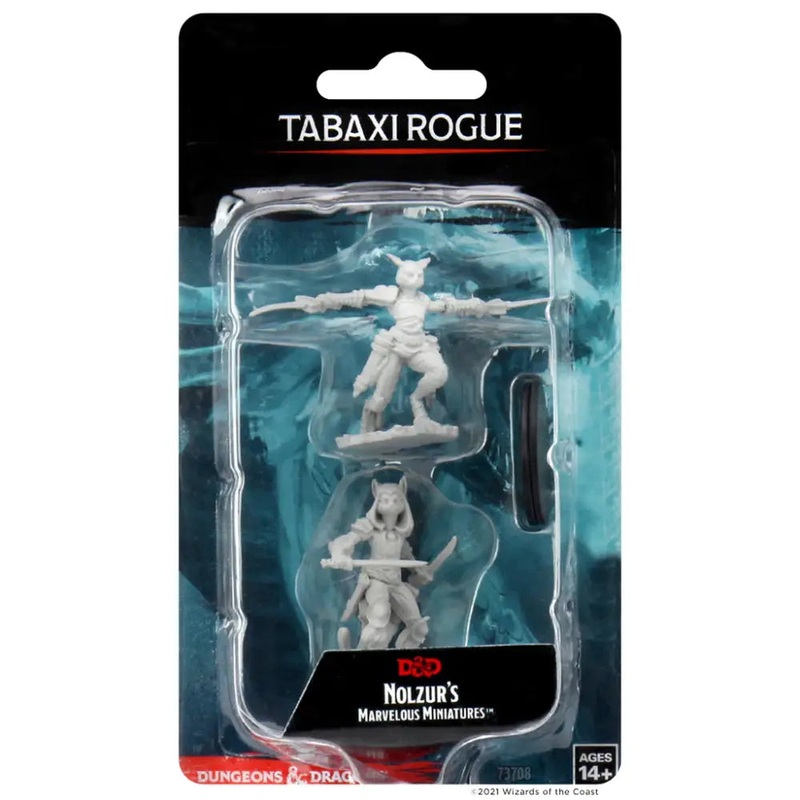 WizKids Unpainted Tabaxi Female Rogue (2)