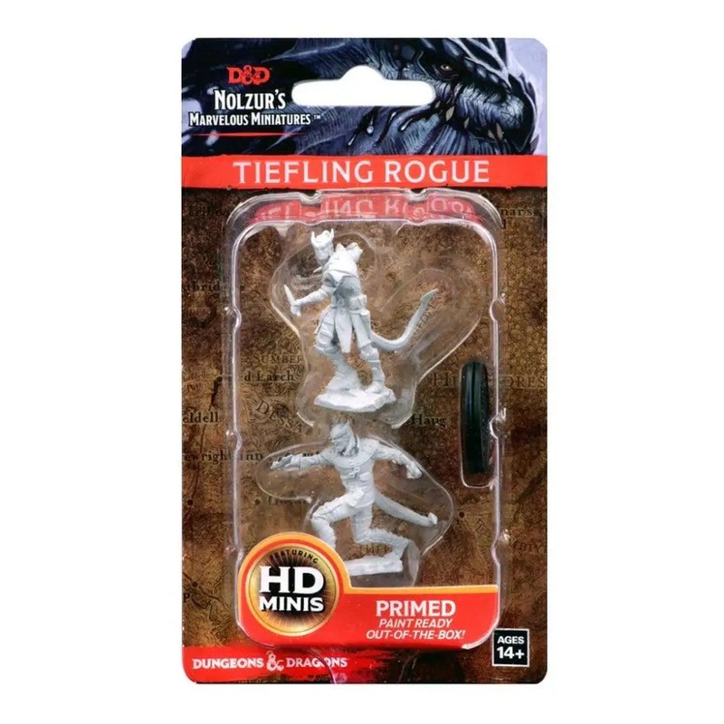 WizKids Unpainted Tiefling Male Rogue (2)