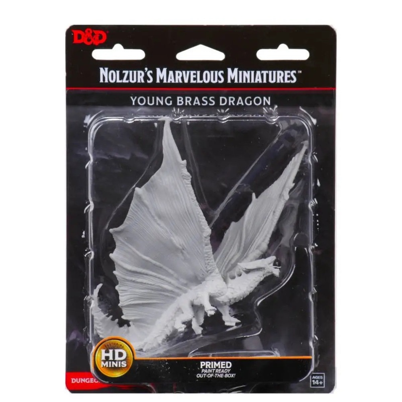WizKids Unpainted Young Brass Dragon