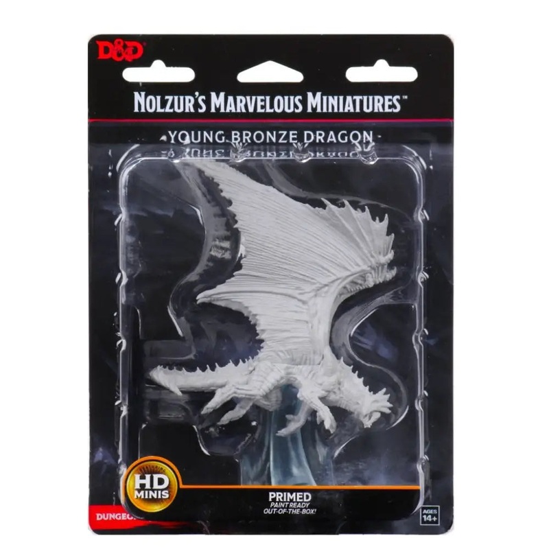WizKids Unpainted Young Bronze Dragon