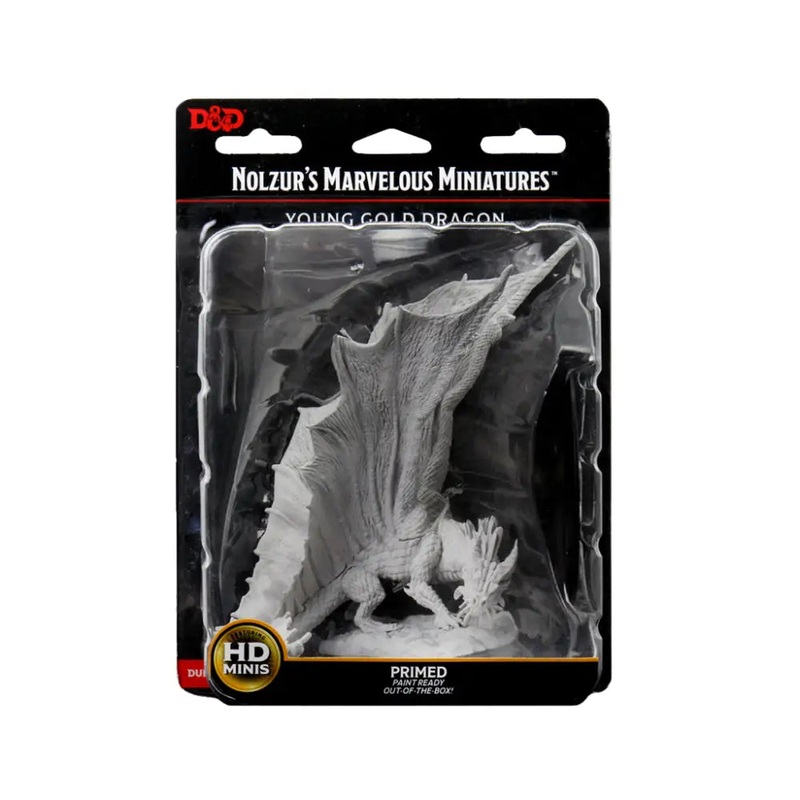 WizKids Unpainted Young Gold Dragon
