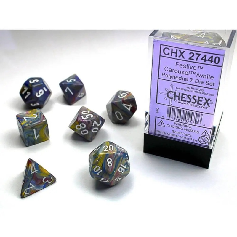 Chessex Festive Carousel w/White