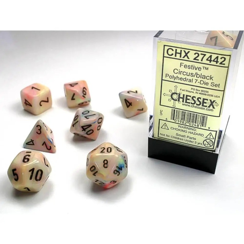 Chessex Festive Circus w/Black