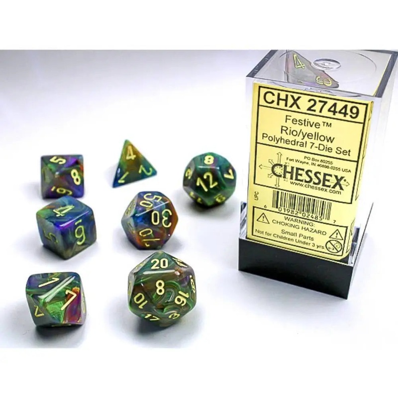 Chessex Festive Rio w/Yellow