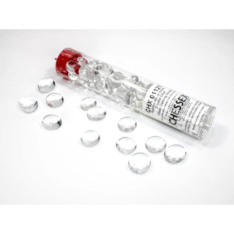 Glass Stones in 5.5" Tube (40)