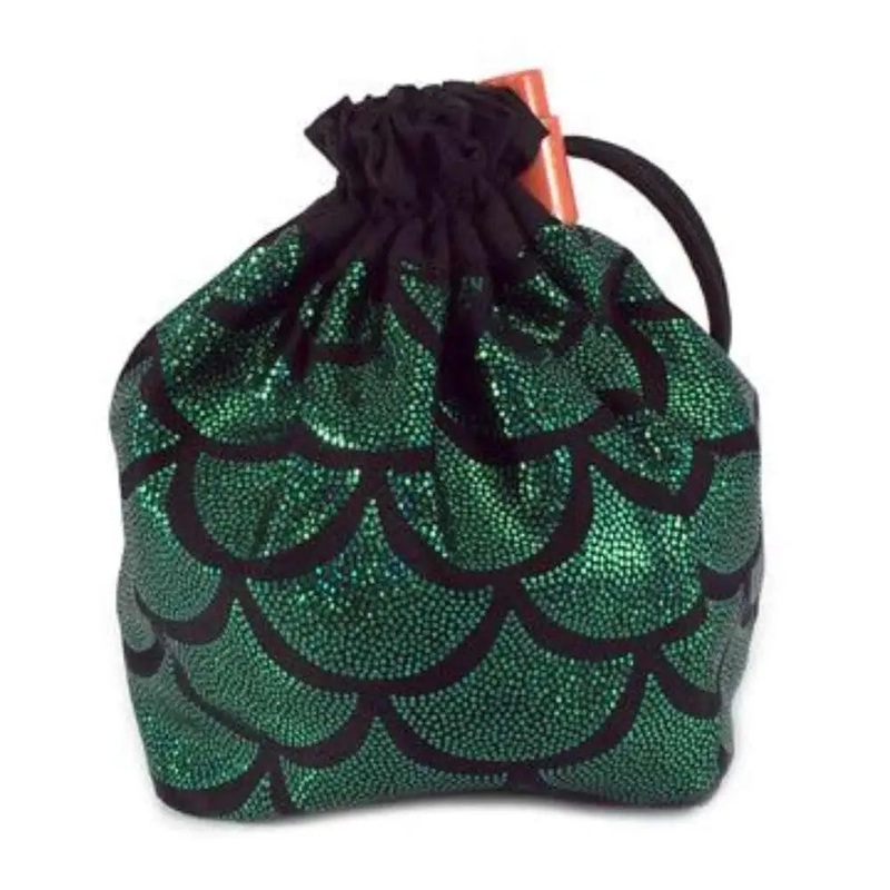 Green Mermaid Scale Dice Bag