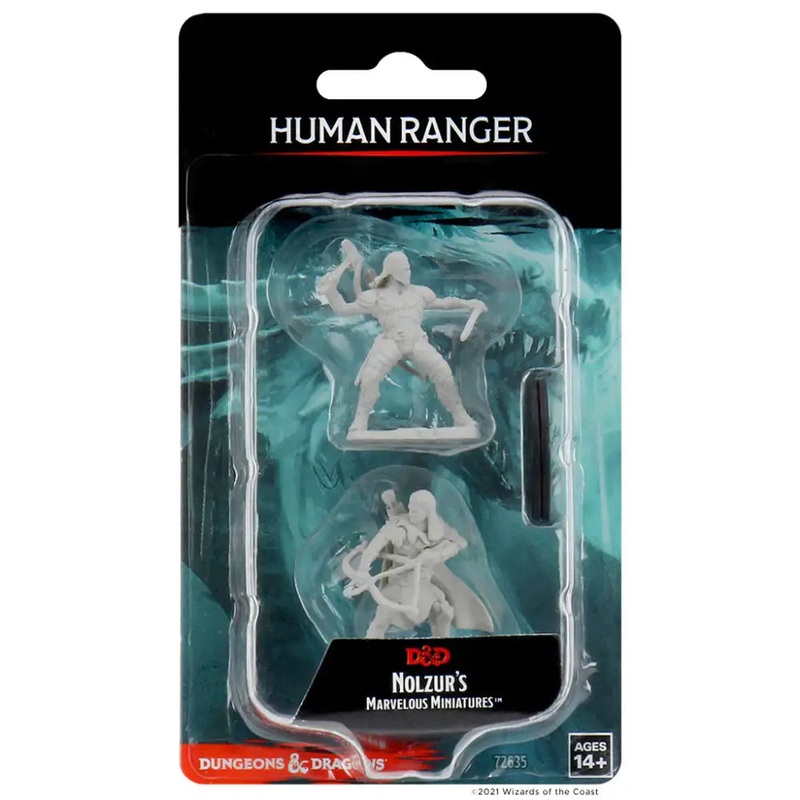 WizKids Unpainted Human Male Ranger (2)