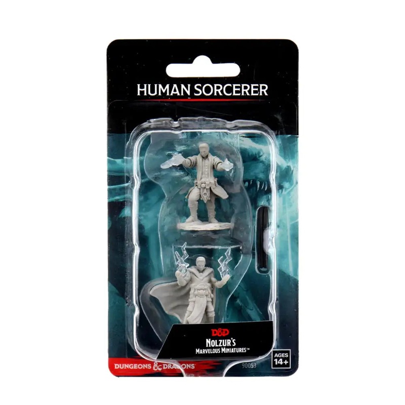 WizKids Unpainted Human Male Sorcerer (2)