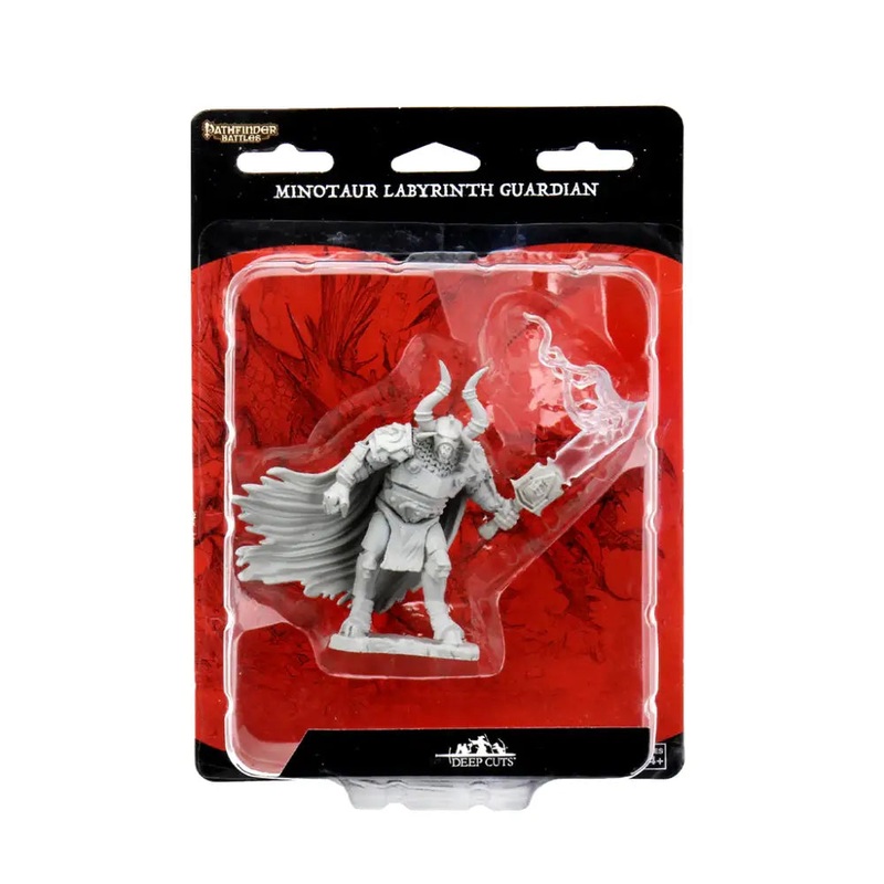 WizKids Unpainted Minotaur Labyrinth Guardian