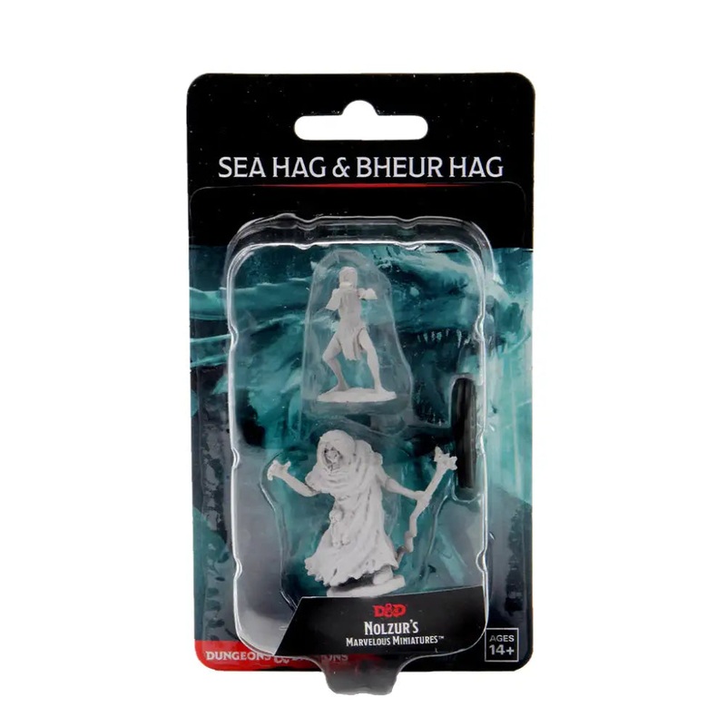 WizKids Unpainted Sea Hag and Bheur Hag (2)
