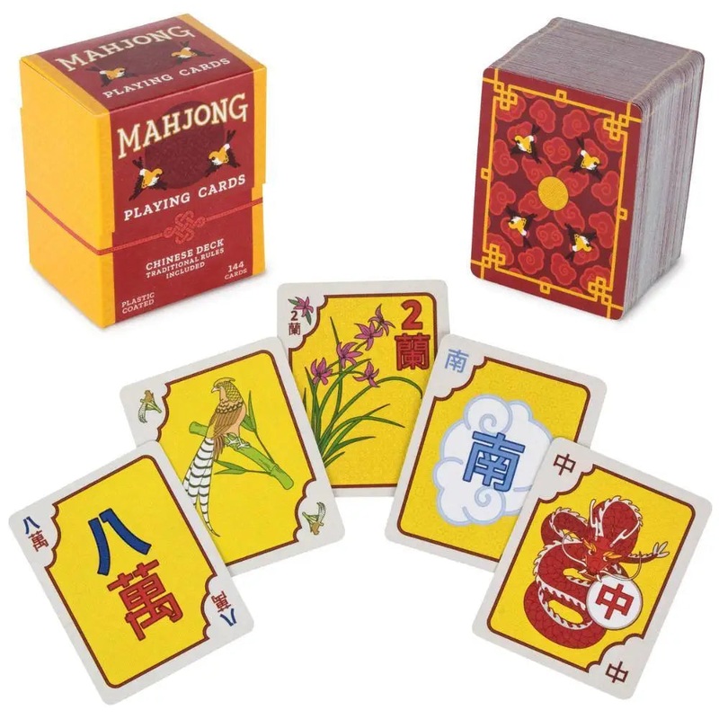 Chinese Mahjong Playing Cards