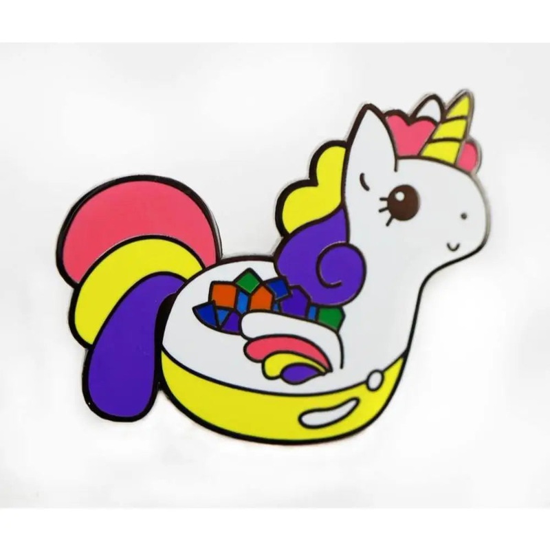 Critter Pins: Sparkles the Adorable Dice Unicorn