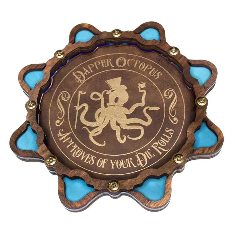 Dapper Octopus Dice Tray