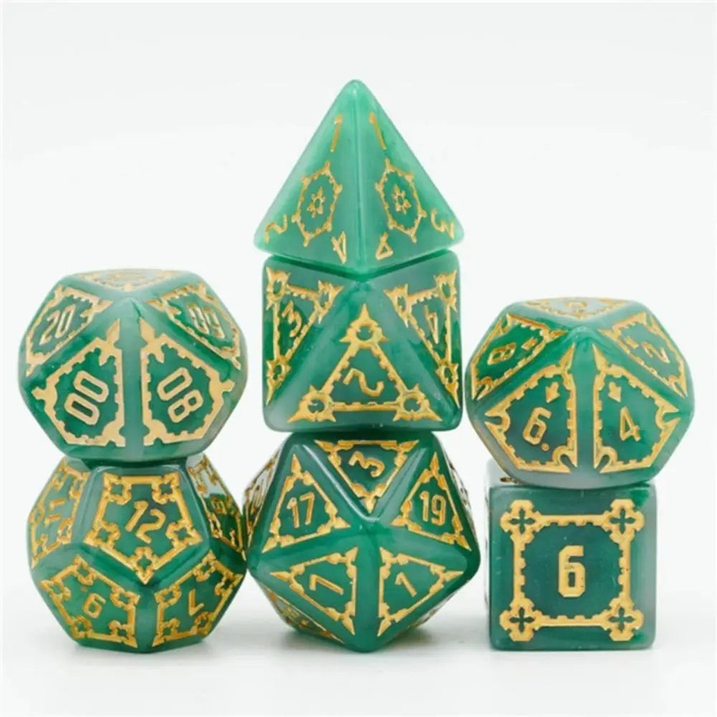 Jumbo Castle Polyhedral (D&D) Dice Set (7)