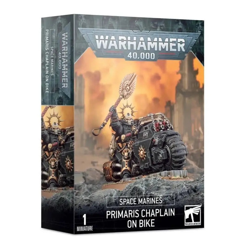 Warhammer 40,000 Space Marines: Primaris Chaplain on Bike