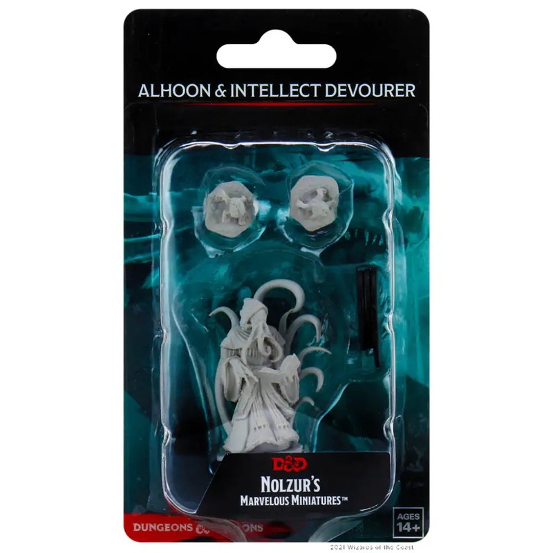 WizKids Unpainted Alhoon and Intellect Devourers (2)