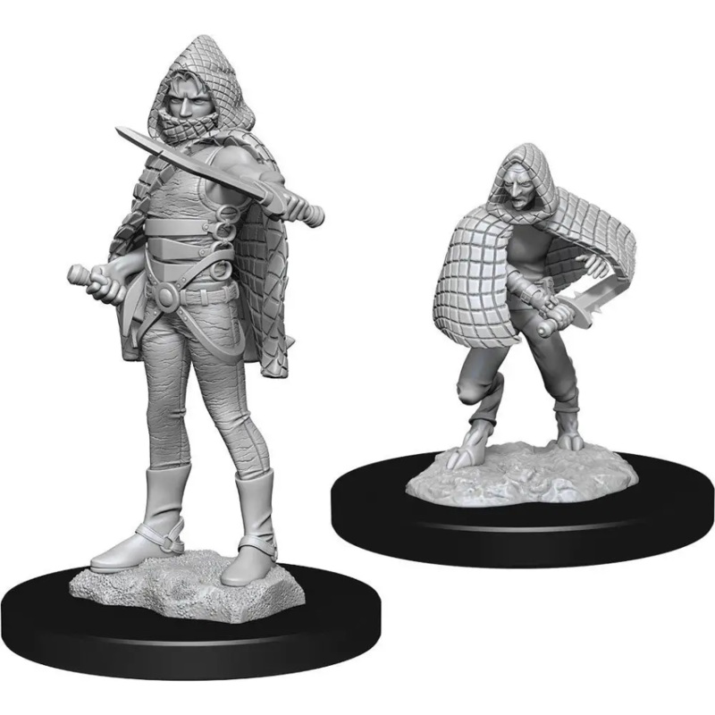 WizKids Unpainted Darkling Elder and Darklings (2)