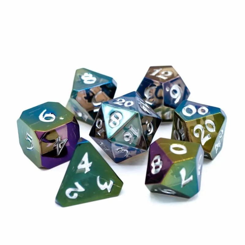 Avalore Prismatic Nightmare Polyhedral (D&D) Dice Set (7)