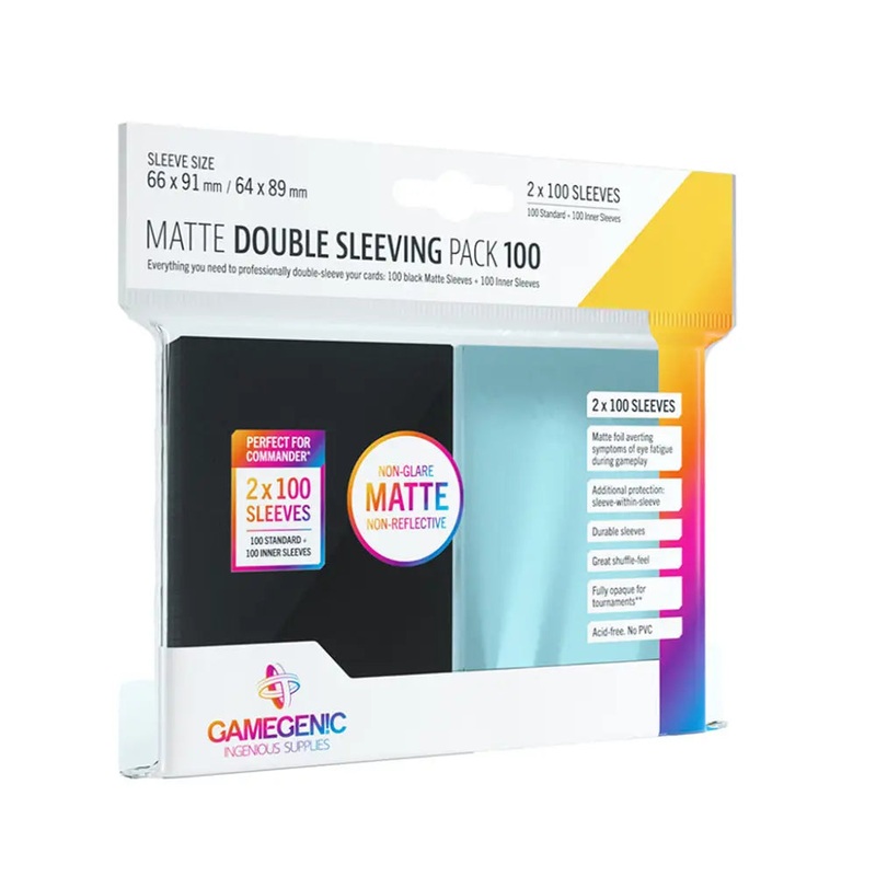 Gamegenic Matte Prime Double Sleeving Pack (100ct)