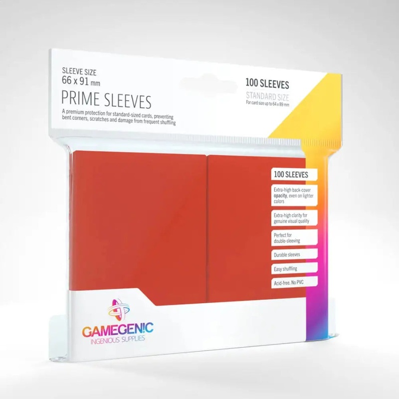Gamegenic Prime Sleeves Standard 66mm x 91mm (100)