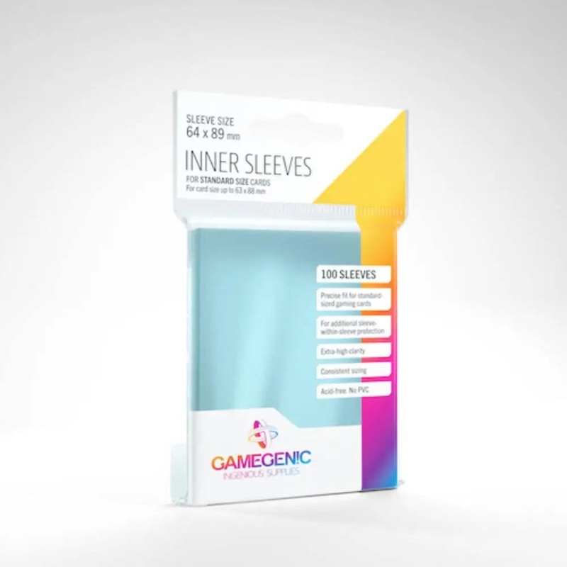 Gamegenic Prime Standard Card Sleeves Inner Sleeves
