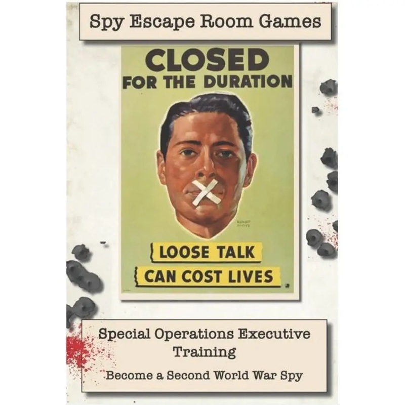 Spy Escape Room Games: Special Operations Executive Training (Paperback)