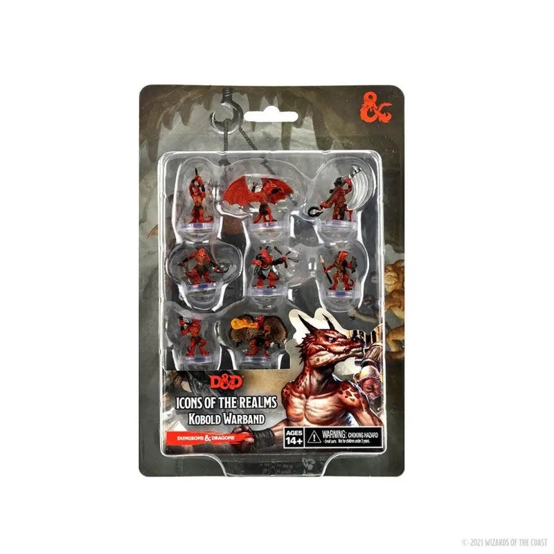 WizKids Pre-Painted D&D Icons of the Realms Kobold Warband