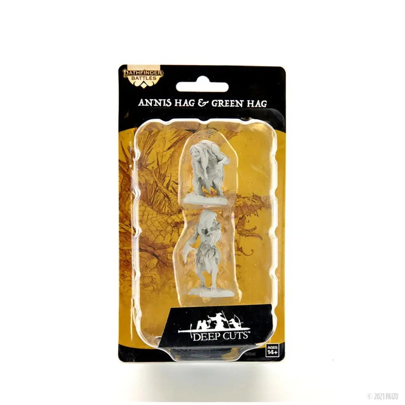 WizKids Unpainted Annis Hag and Green Hag (2)