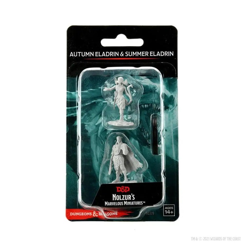 WizKids Unpainted Autumn Eladrin and Summer Eladrin (2)