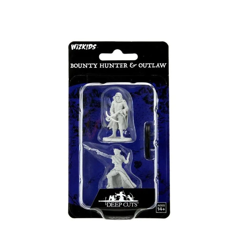 WizKids Unpainted Bounty Hunter and Outlaw (2)