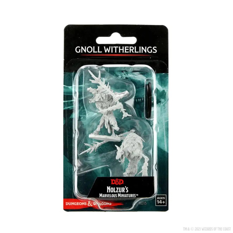 WizKids Unpainted Gnoll Witherlings (2)