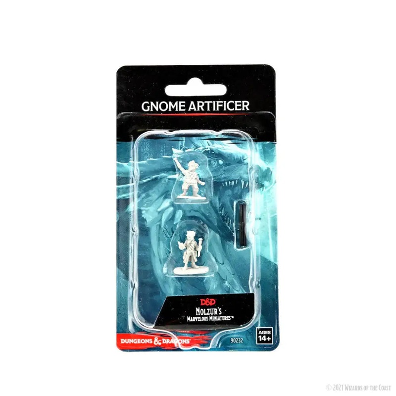 WizKids Unpainted Gnome Male Artificer (2)