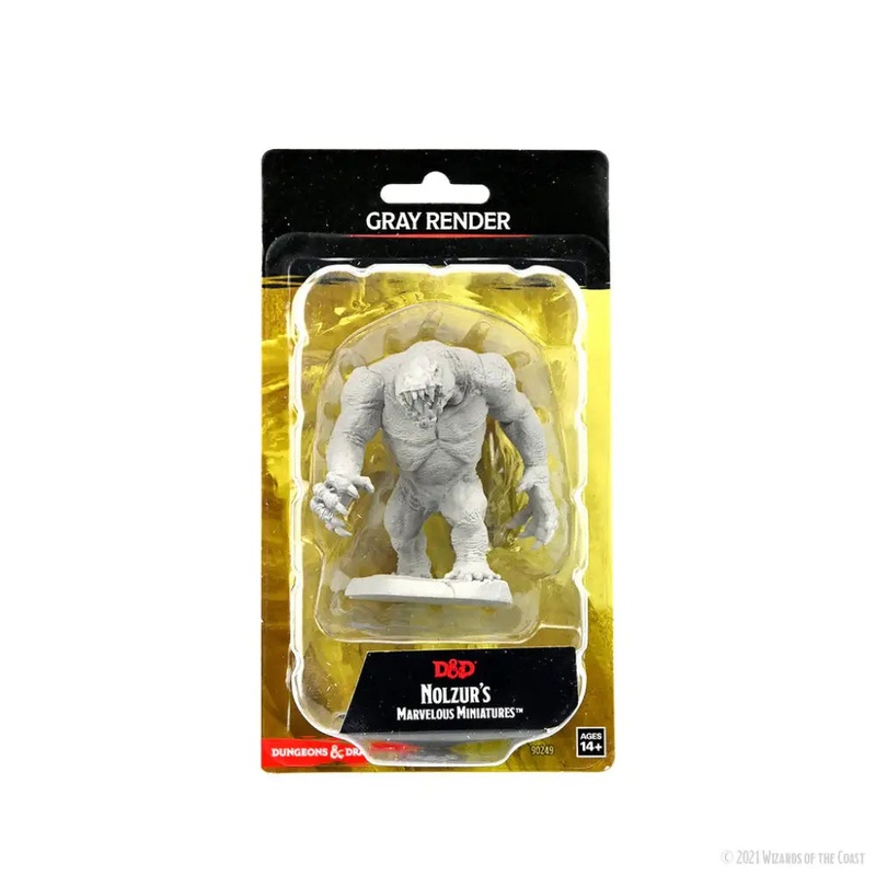 WizKids Unpainted Gray Render