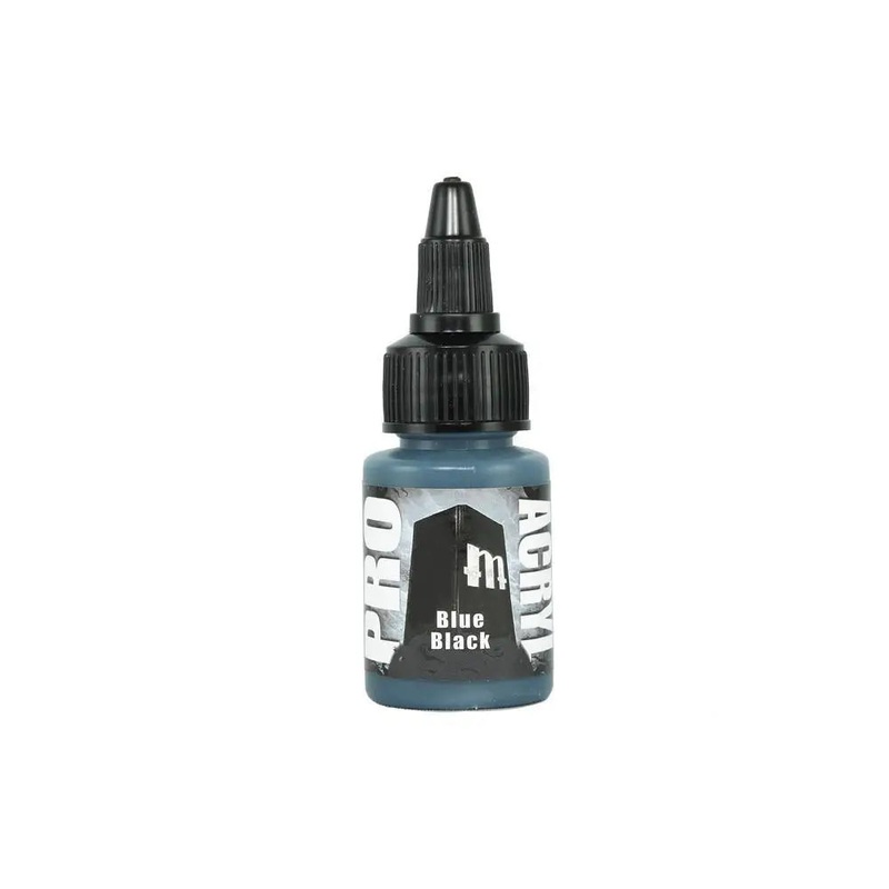 Monument Blue Black Acrylic Paint 22ml Bottle