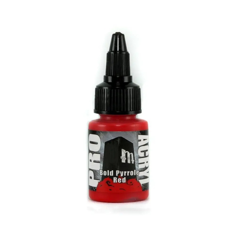 Monument Bold Pyrrole Red Acrylic Paint 22ml Bottle