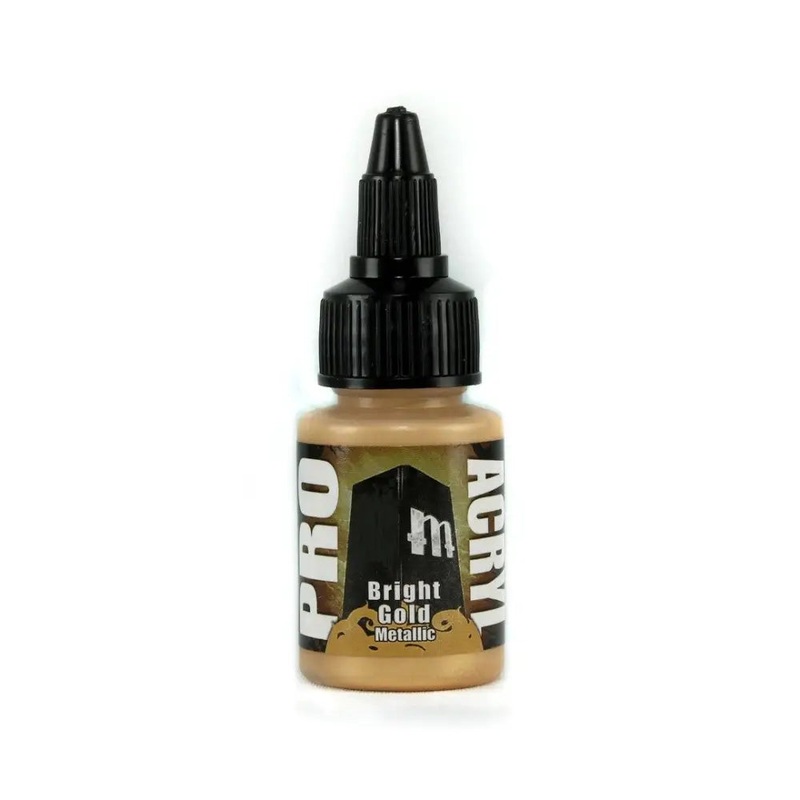 Monument Bright Gold Acrylic Paint 22ml Bottle