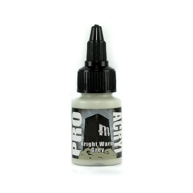 Monument Bright Warm Grey Acrylic Paint 22ml Bottle